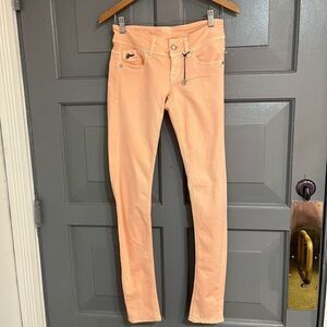 Gstar Raw Colors Peach Lynn Skinny COJ WMN Dead stock Jeans Sz 27W / 32L